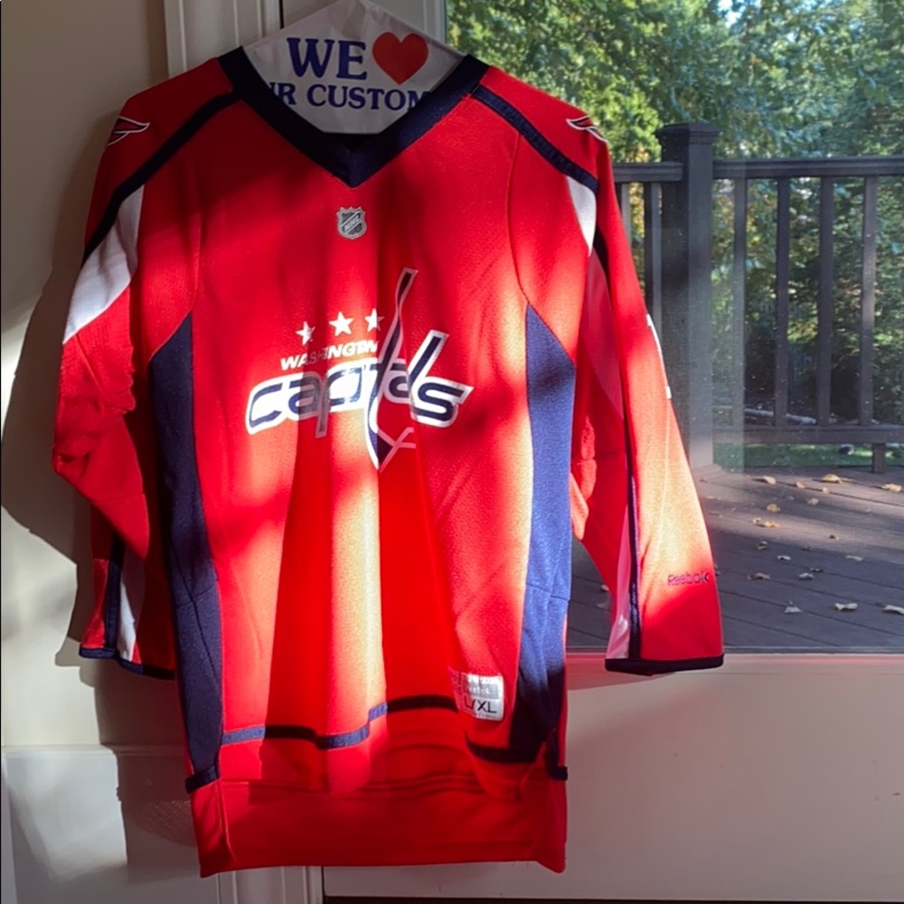 Nicklas Backstrom Capitals Jersey